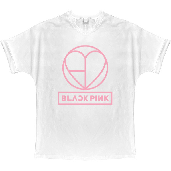 T-shirt Oversize - blackpink logo 2 - Mfest