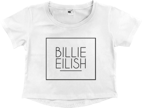 Women's Cropped Premium T-Shirt - BILLIE EILISH - Mfest