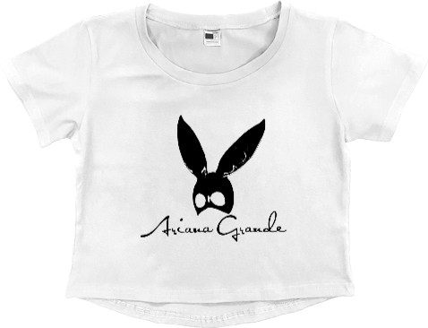 Women's Cropped Premium T-Shirt - Ariana Grande 3 - Mfest