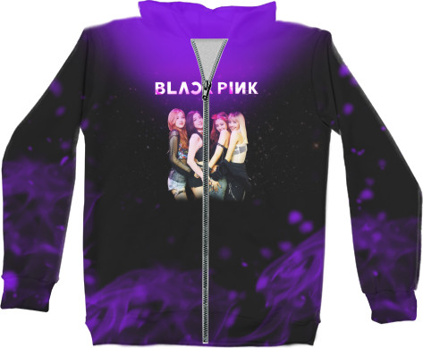 Kids' Zip-through Hoodie 3D - Blackpink New - Mfest