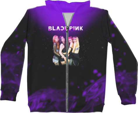 Unisex Zip-through Hoodie 3D - Blackpink New - Mfest