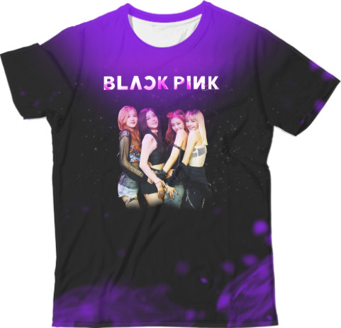 Футболка 3D Мужская - Blackpink New - Mfest