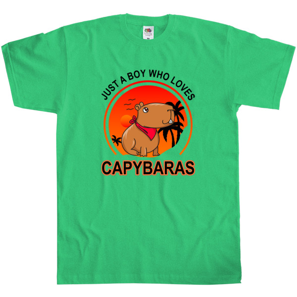 Just A Boy Who Loves Capybaras