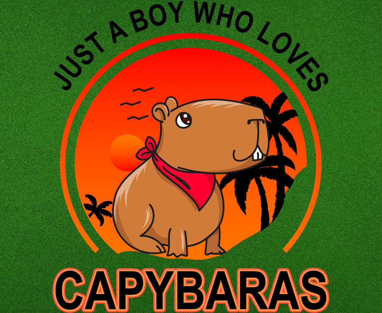 Just A Boy Who Loves Capybaras