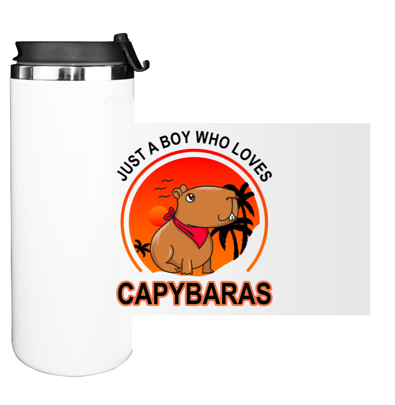 Just A Boy Who Loves Capybaras