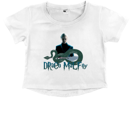 Kids' Premium Cropped T-Shirt - Draco Malfoy (Драко Малфой) - Mfest