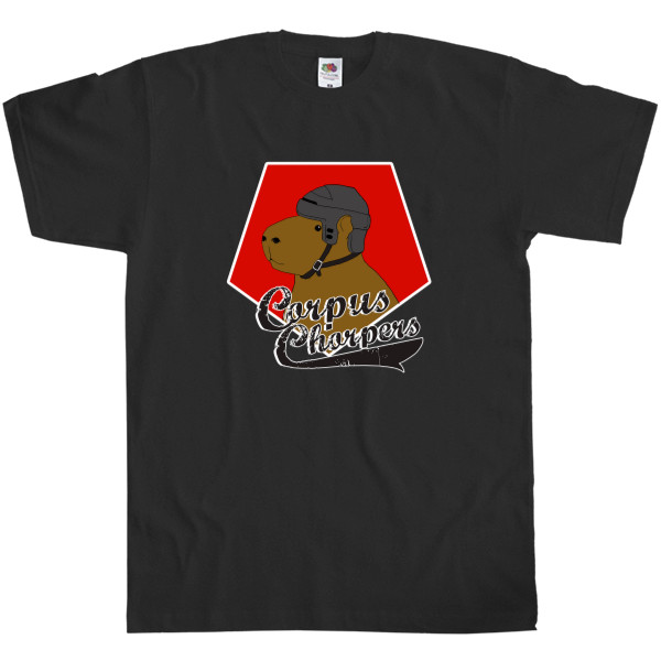 Men's T-Shirt Fruit of the loom - Capybara in gear - Mfest