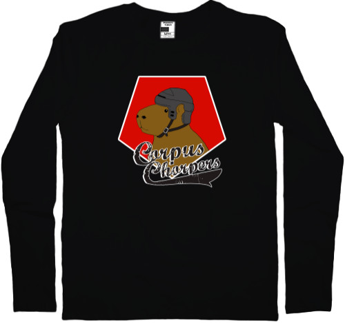 Men's Longsleeve Shirt - Capybara in gear - Mfest