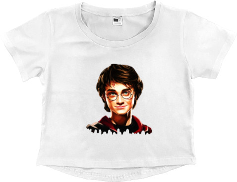 Women's Cropped Premium T-Shirt - Harry Potter - Mfest