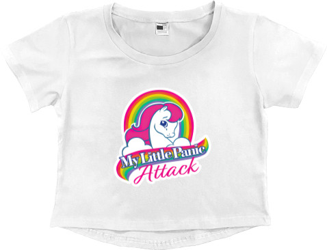 Women's Cropped Premium T-Shirt - My Little Pony - Mfest