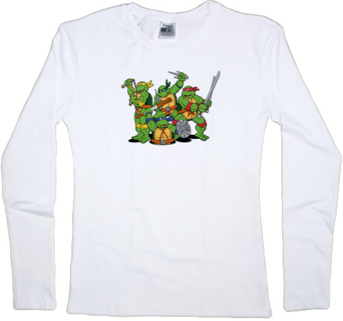 Women's Longsleeve Shirt - Teenage Mutant Ninja Turtles 1 - Mfest