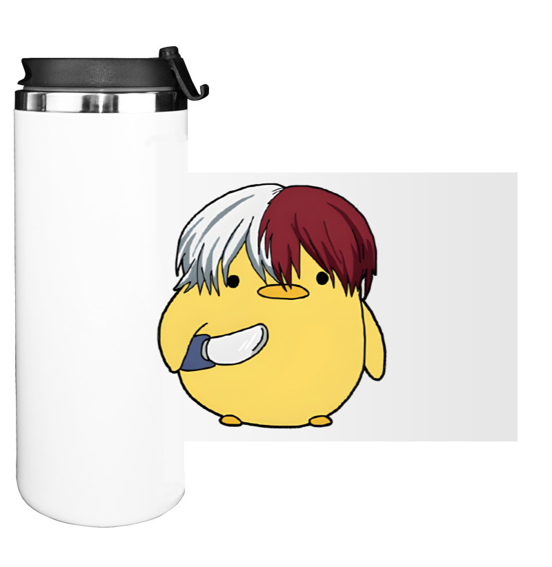 Water Bottle on Tumbler - Shoto Todoroki 3 - Mfest