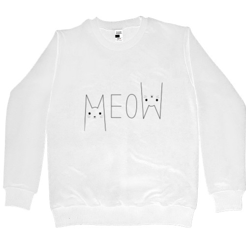 Men’s Premium Sweatshirt - Meow - Mfest