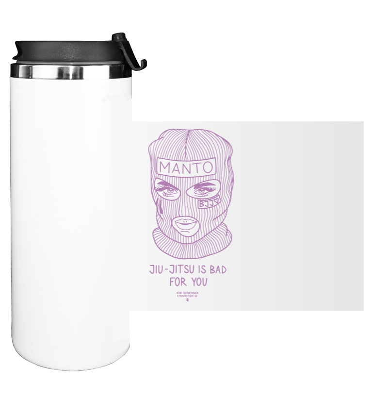 Water Bottle on Tumbler - MANTO JIU JITSU - Mfest