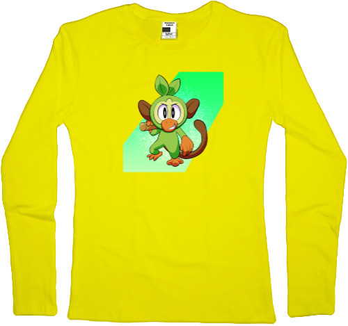 Women's Longsleeve Shirt - Pokemon Grookey - Mfest