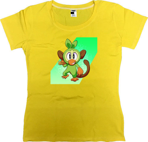 Women's Premium T-Shirt - Pokemon Grookey - Mfest