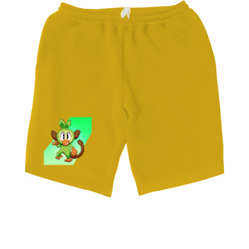 Men's Shorts - Pokemon Grookey - Mfest