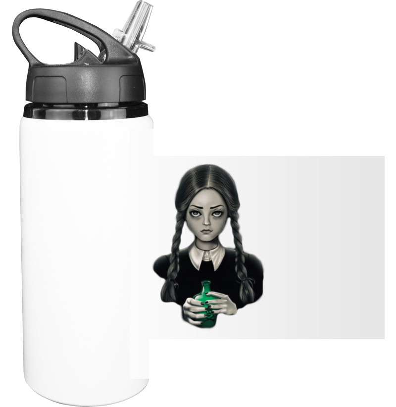 Sport Water Bottle - Wednesday - Mfest