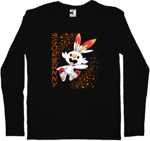 Men's Longsleeve Shirt - Pokémon Scorbunny - Mfest