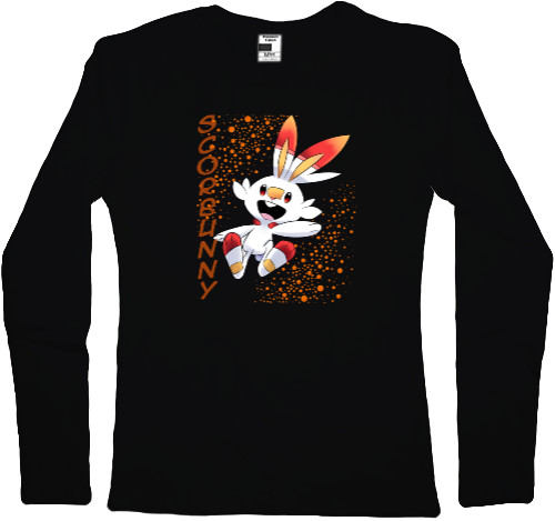 Women's Longsleeve Shirt - Pokémon Scorbunny - Mfest