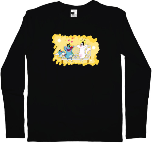 Men's Longsleeve Shirt - Oggy and Olivia - Mfest