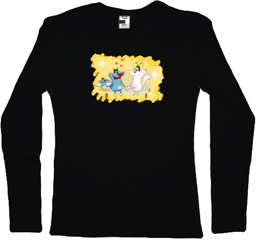 Women's Longsleeve Shirt - Oggy and Olivia - Mfest