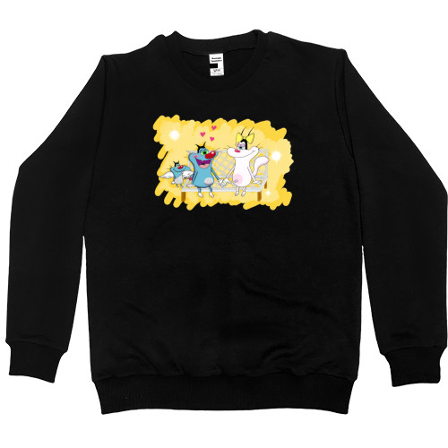 Women's Premium Sweatshirt - Oggy and Olivia - Mfest