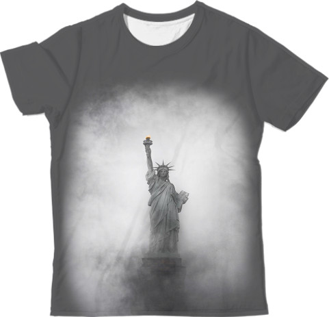 Man's T-shirt 3D - freedom. Art 2 - Mfest