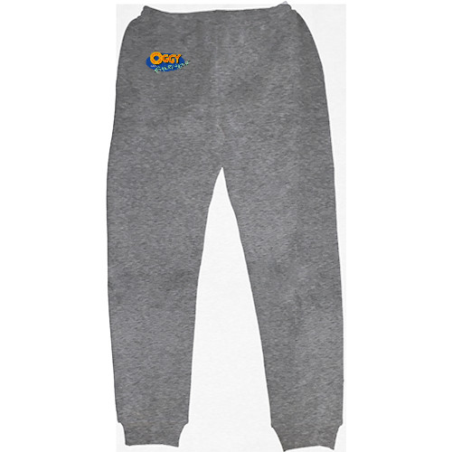 Kids' Sweatpants - Oggy and cockroaches logo - Mfest