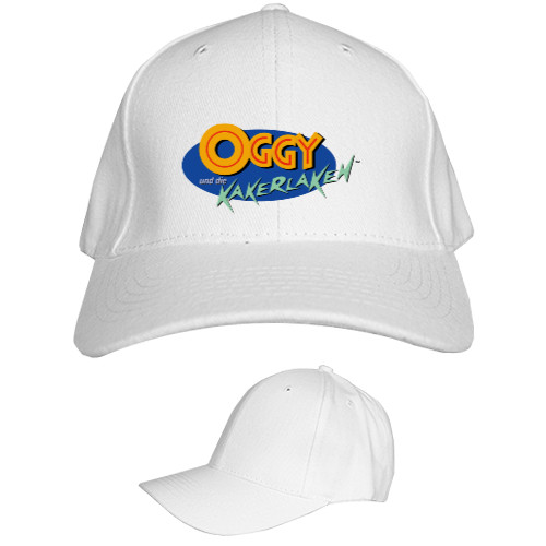 Kids' Baseball Cap 6-panel - Oggy and cockroaches logo - Mfest