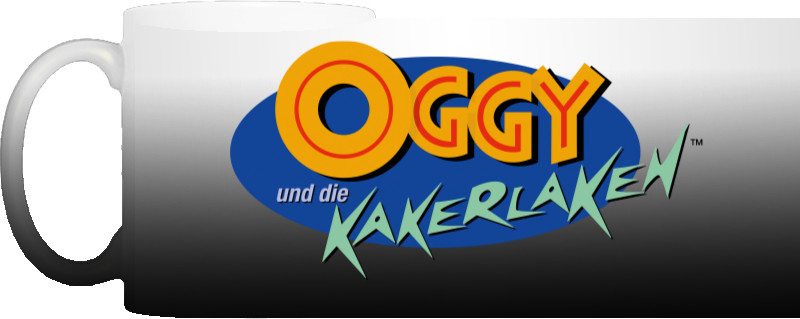 Oggy and cockroaches logo