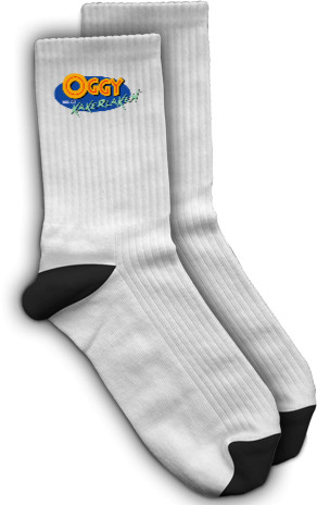 Socks - Oggy and cockroaches logo - Mfest