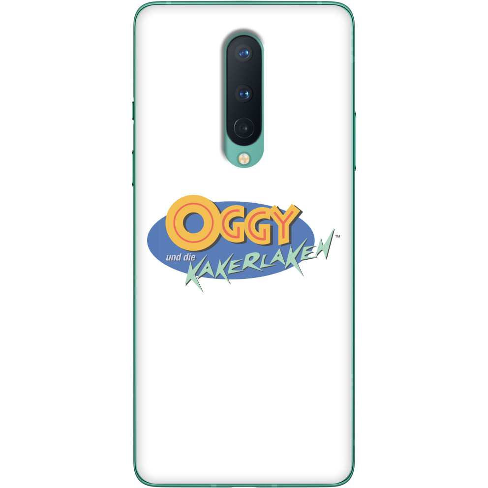 Чехол OnePlus - Oggy and cockroaches logo - Mfest