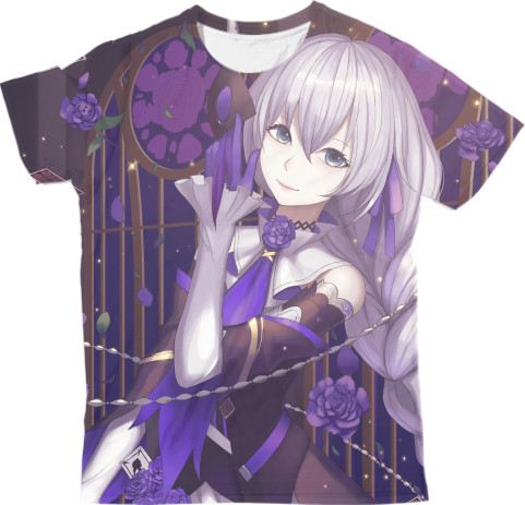 Man's T-shirt 3D - Queen of Spades - Anime Girl - Mfest