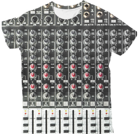 Man's T-shirt 3D - DJ 5 - Mfest