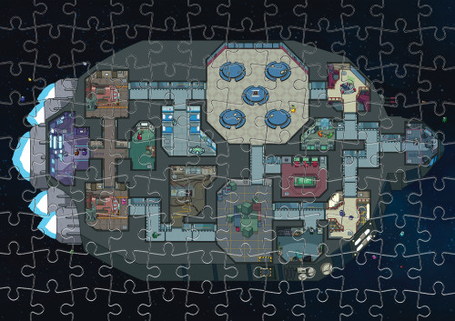 Puzzle - Among Us - Spaceship - Map - Mfest