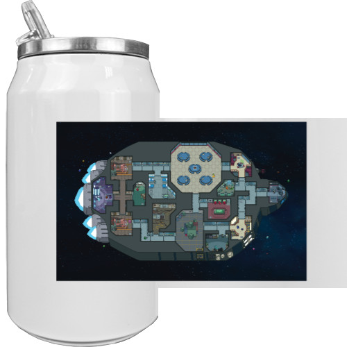 Aluminum Can - Among Us - Spaceship - Map - Mfest