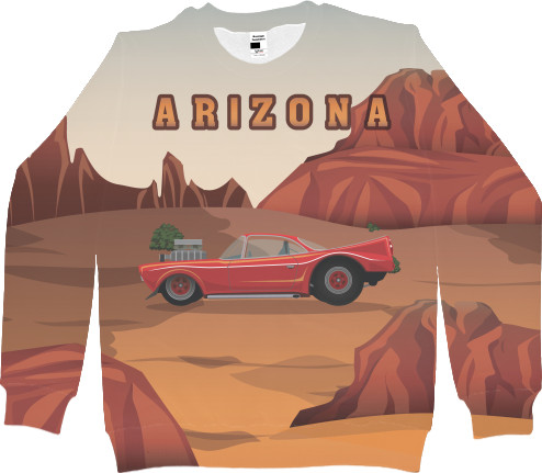 Kids' Sweatshirt 3D - ARIZONA - CAR (Arizona) - Mfest