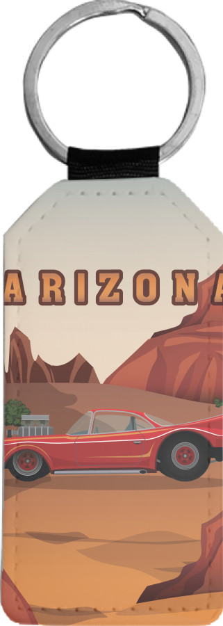 Rectangular Keychain - ARIZONA - CAR (Arizona) - Mfest