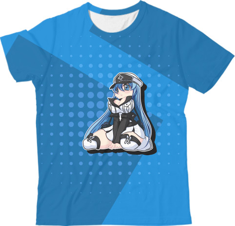 Kids' T-Shirt 3D - Chibi Esdeath / Chibi Esdeath - Mfest