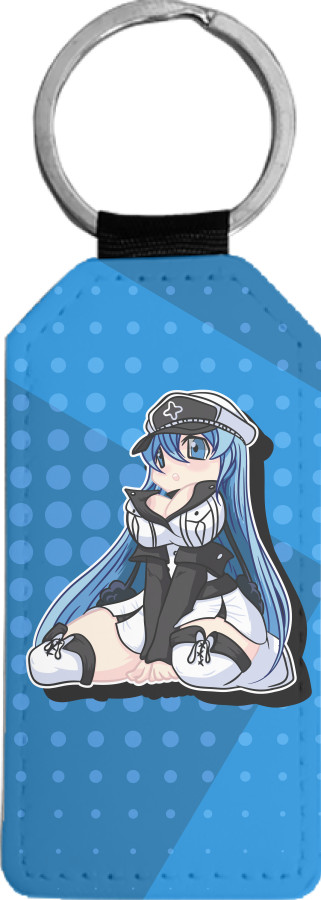 Брелок прямокутний - Chibi Esdeath / Чібі Есдес - Mfest