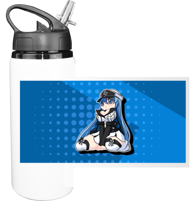 Sport Water Bottle - Chibi Esdeath / Chibi Esdeath - Mfest