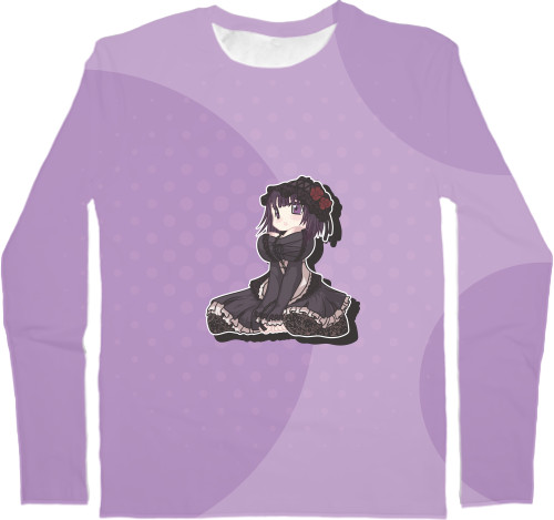 Kids' Longsleeve Shirt 3D - Chibi Marin - Mfest