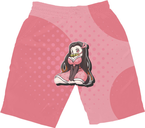 Men's Shorts 3D - Chibi Nezuko / Chibi Nezuko - Mfest