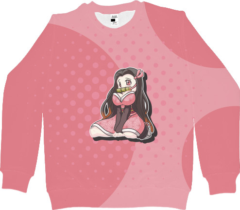 Men's Sweatshirt 3D - Chibi Nezuko / Chibi Nezuko - Mfest