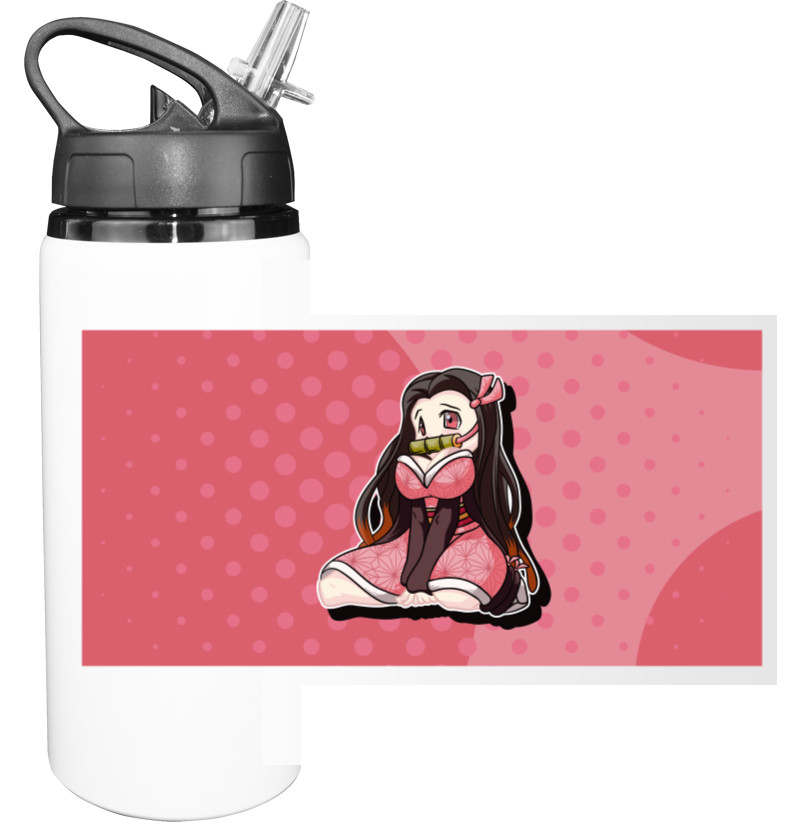 Sport Water Bottle - Chibi Nezuko / Chibi Nezuko - Mfest