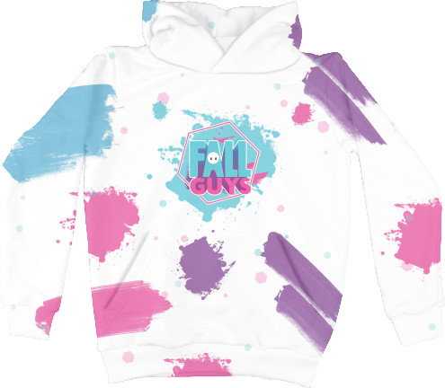 Kids' Hoodie 3D - Fall Guys Art - Mfest