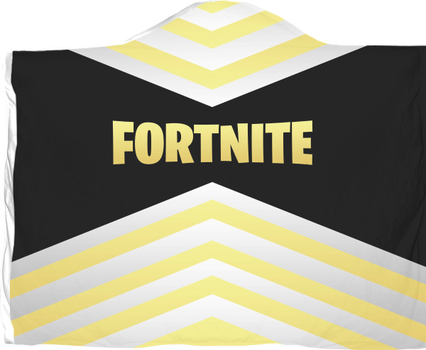 Плед с капюшоном 3D - Fortnite 3D GOLD - Mfest