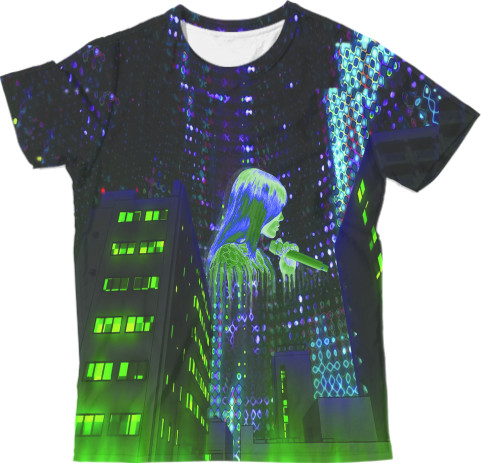 Man's T-shirt 3D - Billie Eilish 4 - Mfest