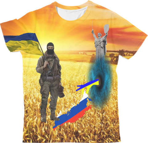 Man's T-shirt 3D - Ukraine Portal - Mfest